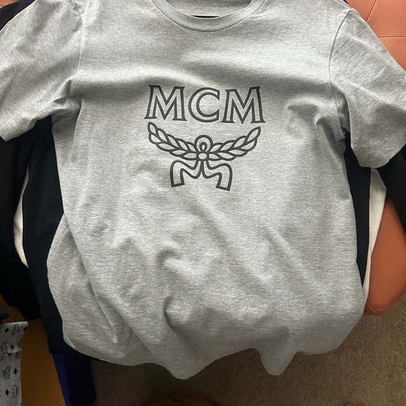 MCM Heather Gray Graphic Tee - Picture 5 of 6